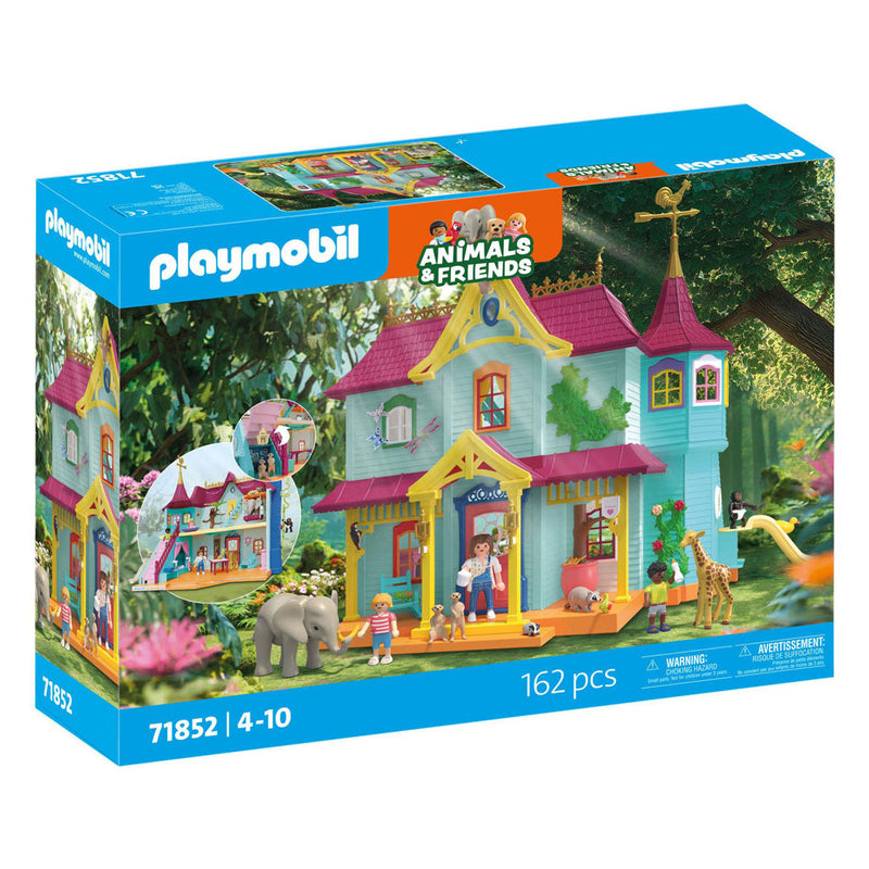 Afbeelding laden in galerijviewer, Playmobil animals friends levendig dierenhuis - 71853
