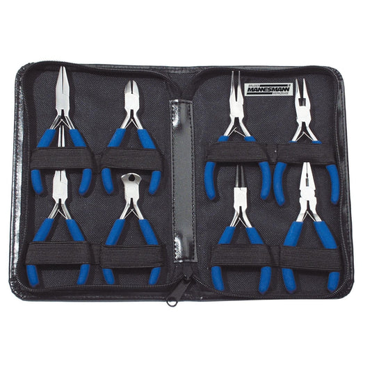 Brüder mannesmann tangenset 8 dlg in etui (hobby) - 10808