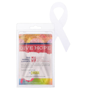 Gel press • gel drukplaat bewustmakingslint 7,62x12,7cm