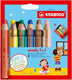 Stabilo woody 3in1 multitalent potloden - 6dlg. met puntenslijper