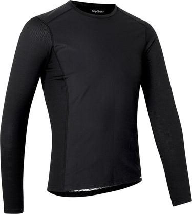 Gripgrab - windbreaking thermal lange mouw winter fiets ondershirt windafwijzend thermoshirt - zwart - heren - maat xxl