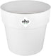 Elho b.for original rond 18 - bloempot voor binnen - 100% gerecycled plastic - ø 18.0 x h 16.5 cm - wit