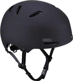 Bbb cycling wave kinderhelm fiets - 8 tot 12+ jaar - lichtgewicht - verstelbaar - wasbare padding - fietshelm meisjes en jongens - fietshelm kinderen volwassenen - mat zwart - medium: 56-58 cm - bhe-150