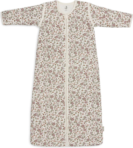 Jollein baby slaapzak winter met afritsbare mouw 110cm retro flowers - winterslaapzak