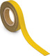 Maul magneetband - geel - metaal - beschrijfbaar - 1 stuk - 10 m x 30 mm x 1 mm