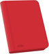 Ultimate guard zipfolio 160 8-pocket xenoskin - red