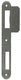 Yale 1019067 - 1 vlakke sluitplaat serie 53 r l rvs | 3 stuks