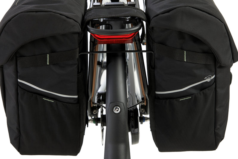 Load image into Gallery viewer, Newlooxs new looxs vigo 536.155 zwart groen dubbeltas 40l
