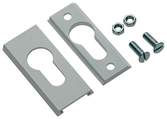 Yale 1019112 - 1 beveiliging profielcil.pz 6mm aluwit | 2 stuks