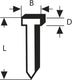 Bosch - nagel type 47 1,8 x 1,27 x 23 mm