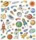 Creativ company stickers ruimtevaart, 1 vel