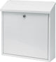 V-part - wandbrievenbus malagan - galvanized steel powder coated - wit - brievenbus