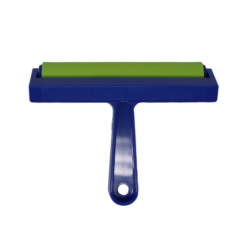 Load image into Gallery viewer, Gel press • inktroller van hard rubber blauw 15,24cm
