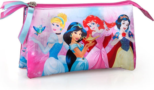 Jim jam etui disney princess pennenetui 3 vakken met ritsen