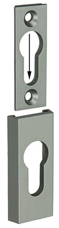 Yale 1019122 - 1 beveiliging profielcil.pz 9mm alunatur | 3 stuks
