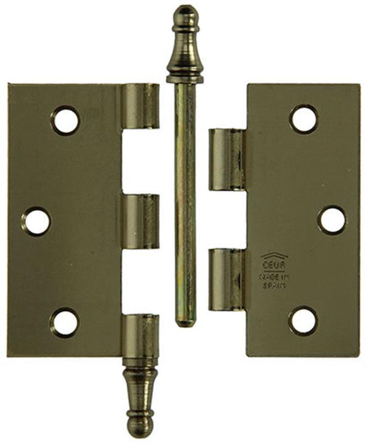 Yale 1019146 - 3 vaasknopscharnieren verbronsd 76x76mm | 2 stuks