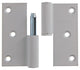 Yale 1019159 - 3 paumellen alu wit rechte hoek links 80x80mm | 5 stuks