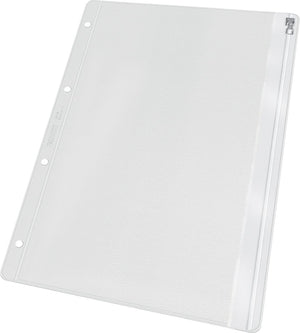 Esselte leitz premium showtas a4 pvc - met schuifsluiting - accessoiremap - 4-gaats - 25 stuks - transparant