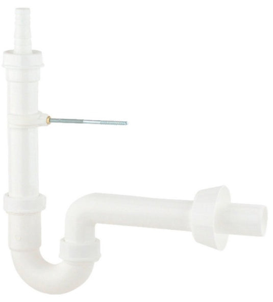 Kirchhoff ks buissifon voor wasmachine - wit - 1 1 2 x 40 mm - met 3 4 apparaataansluiting