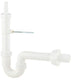 Kirchhoff ks buissifon voor wasmachine - wit - 1 1 2 x 40 mm - met 3 4 apparaataansluiting