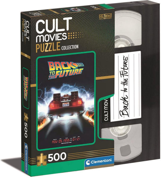 Clementoni - puzzel - 500 stukjes - cult movies - back to the future - puzzel voor volwassenen