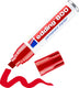 Edding 800 permanent marker – rood – 1 stift – beitel punt 4-12 mm - water en wrijfvast - voor karton, kunststof, hout, metaal, etc. - alcohol markers voor volwassenen