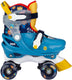 Nijdam rolschaatsen verstelbaar - exclusive space x - blauw - maat 29-32