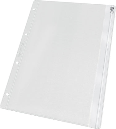 Esselte leitz premium showtas a4 pvc - met schuifsluiting - accessoiremap - 4-gaats - 25 stuks - transparant
