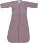 Lodger hopper - babyslaapzak met afritsbare mouwen - paars - 80cm - 2.4 tog - autostoel - slaapzak baby winter