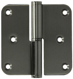Yale 1019161 - 3 paumellen inox, afger.hoekenlinks 80x80mm | 5 stuks