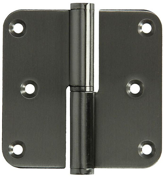 Yale 1019162 - 3 paumellen inox, afger.hoekenrechts 80x80mm | 5 stuks