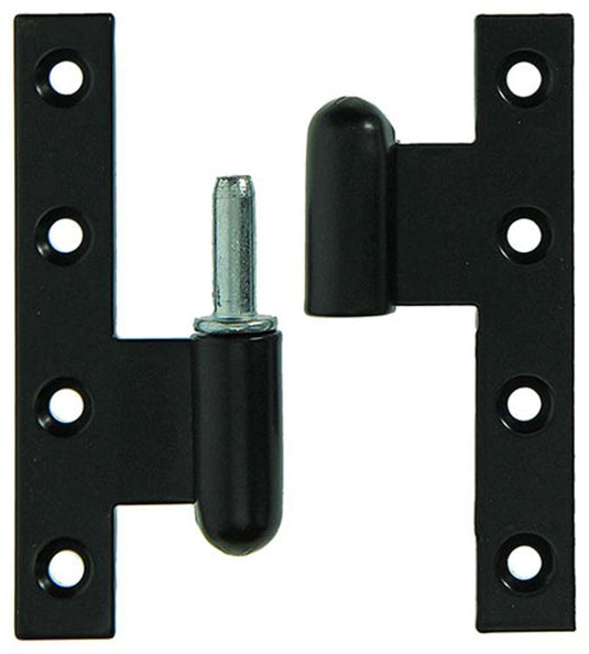 Yale 1019163 - 3 zware paumellen zwart geplast.links 110x80mm | 5 stuks