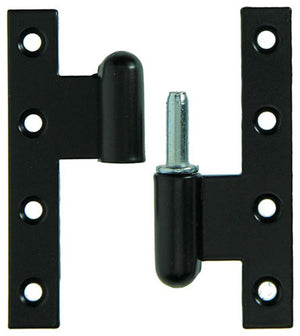 Yale 1019164 - 3 zware paumellen zwart geplast.rechts 110x80mm | 5 stuks