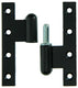 Yale 1019164 - 3 zware paumellen zwart geplast.rechts 110x80mm | 2 stuks