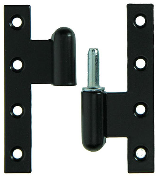 Yale 1019164 - 3 zware paumellen zwart geplast.rechts 110x80mm | 5 stuks