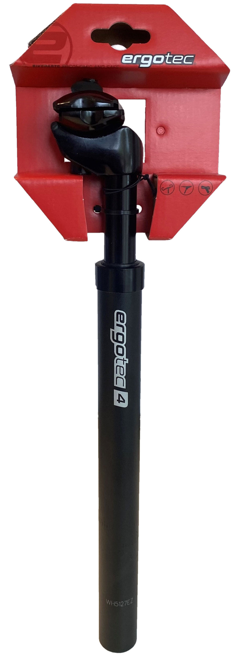 Load image into Gallery viewer, Ergotec zadelpen verend sp-4.0 ø27.2 350 mm - zwart
