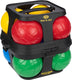 Get go jeu de boules set - 8 ballen - kunsstof - incl. houder