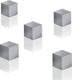 Sigel glasbord magneten - 11x11x11mm - c5 sterk - zilver - set 5 stuks - si-ba728