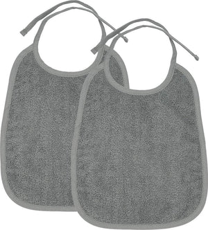 Meyco baby uni slab - 2-pack - badstof - grey