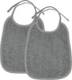 Meyco baby uni slab - 2-pack - badstof - grey