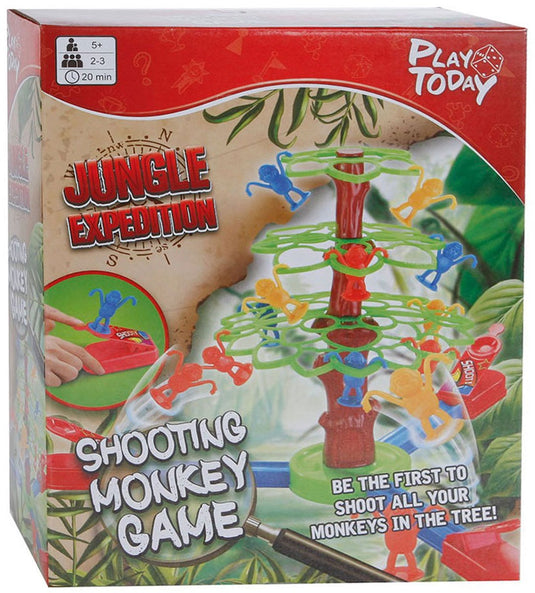 Jungle expedition shooting monkey game