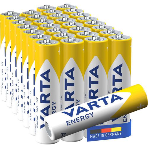 Batterijen energy aaa varta 30 stuks