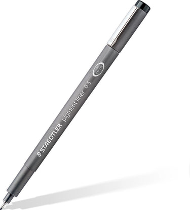 Staedtler - artist series - pigment liner - fineliner - zwart - 0,5 mm