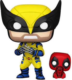Funko deadpool 3 pop! buddy! vinyl figure wolverine w babypool
