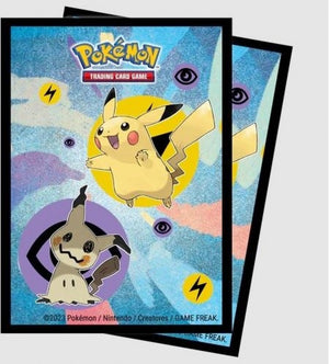 Ultrapro ultra pro - pokémon tcg - 65 standard sized card sleeves pack - pikachu en mimikyu (63 x 89 mm)