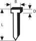 Bosch - nagel type 48 1,8 x 1,45 x 14 mm