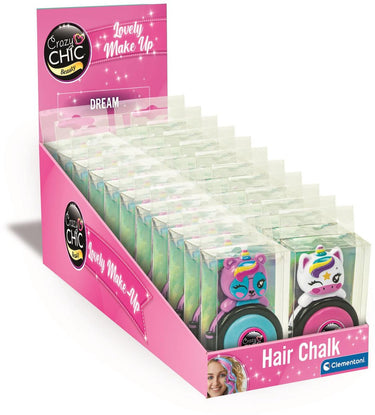 Clementoni crazy chic haarkrijt eenhoorn roze blauw