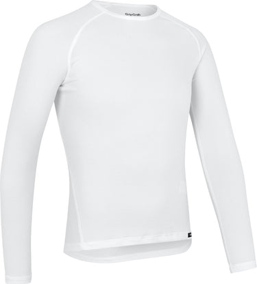 Gripgrab - ride thermal lange mouw winter fiets ondershirt polygiene base layer thermoshirt - wit - heren - maat s