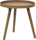 Woood sasha bijzettafel ø 40 cm - hout - honinggeel - 41x41x40.5 cm