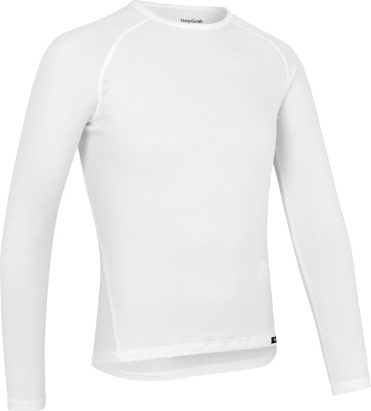 Gripgrab - ride thermal lange mouw winter fiets ondershirt polygiene base layer thermoshirt - wit - heren - maat xs